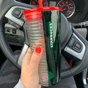 Starbucks Glass Tumbler Holiday 2021 NEW RELEASE!